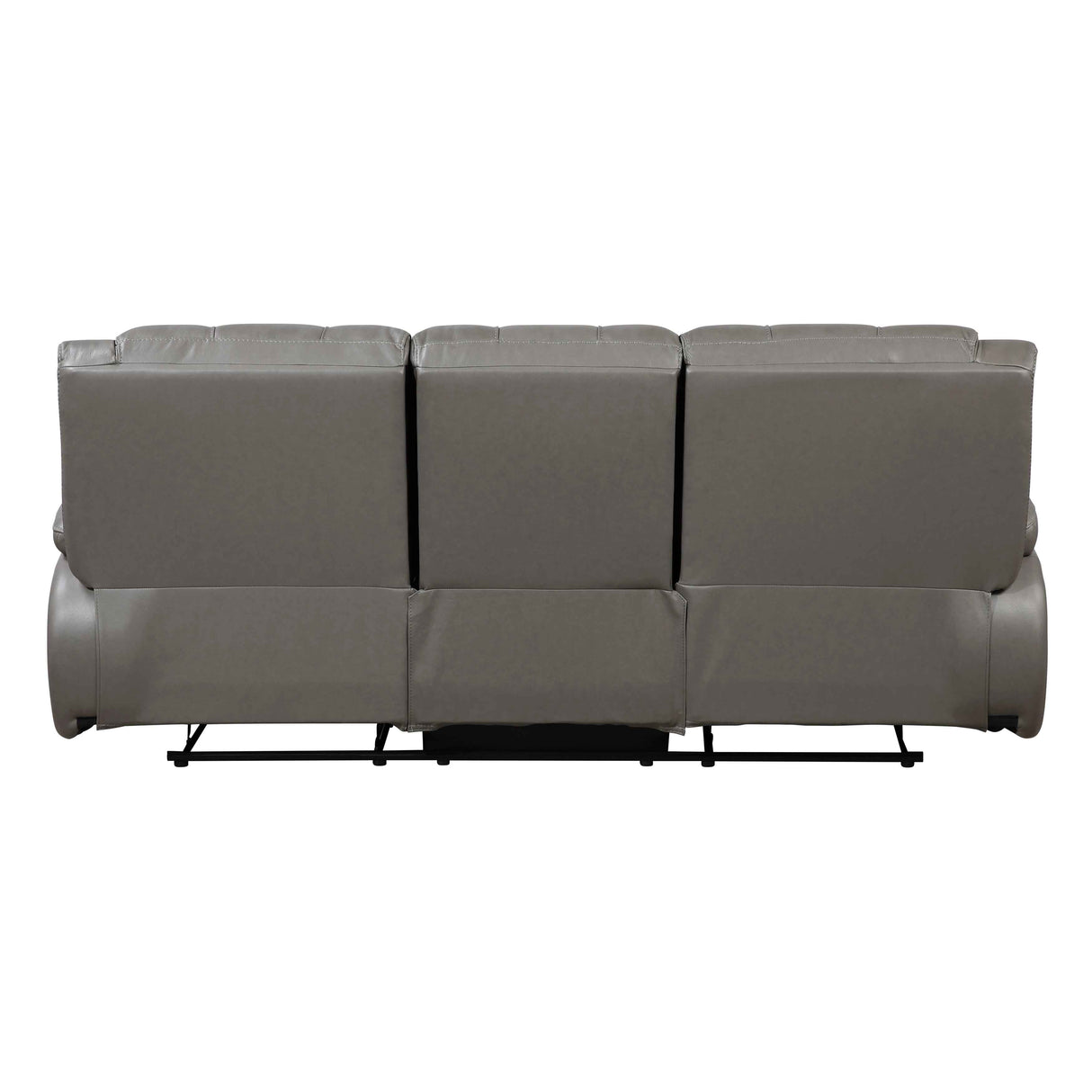 Ellicott Gray Double Reclining Sofa by Homelegance at Eve Furniture