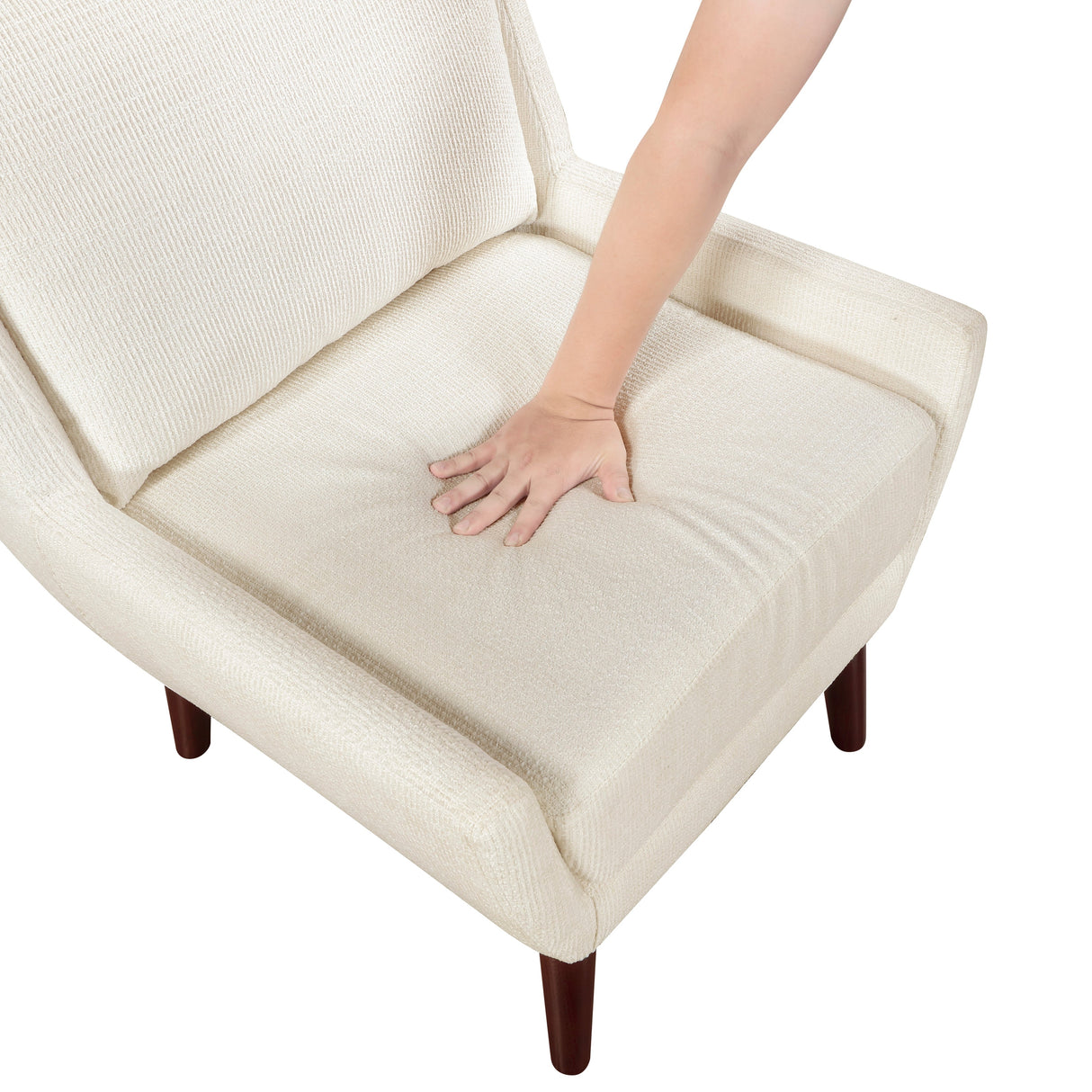 Ellie Beige Accent Chair by Homelegance at Eve Furniture
