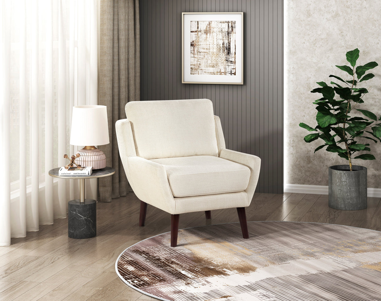 Ellie Beige Accent Chair by Homelegance at Eve Furniture