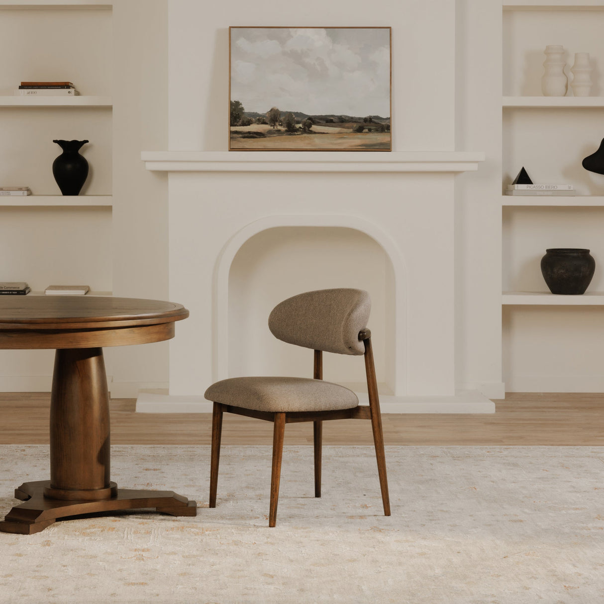 Ellie Light Brown Dining Chair by MOES at Eve Furniture