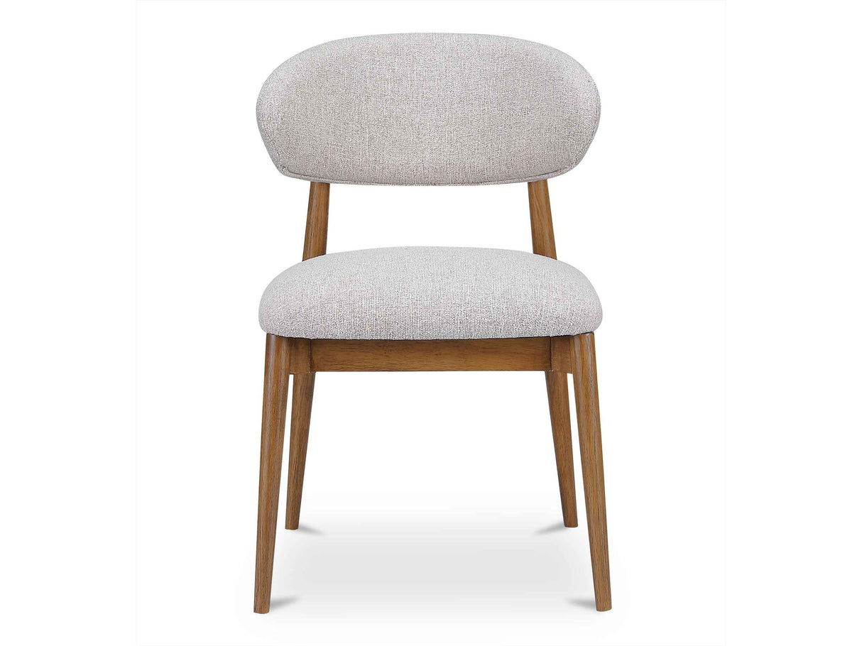 Ellie Oatmeal/Brown Dining Chair