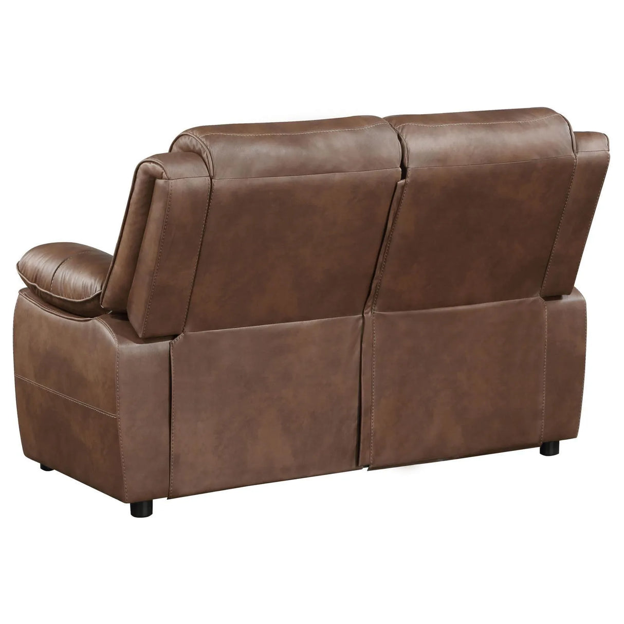Ellington Dark Brown 3-piece Upholstered Padded Arm Sofa Set by Coaster at Eve Furniture