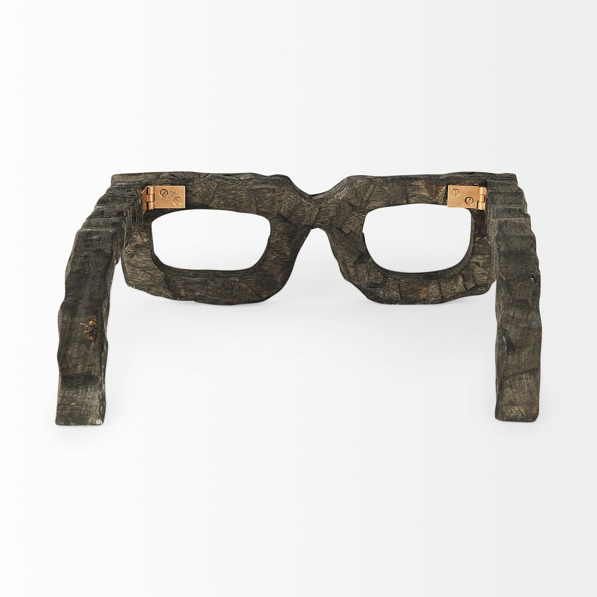 Elliot 13L x 14W Brown Wooden Eyeglasses by Mercana at Eve Furniture