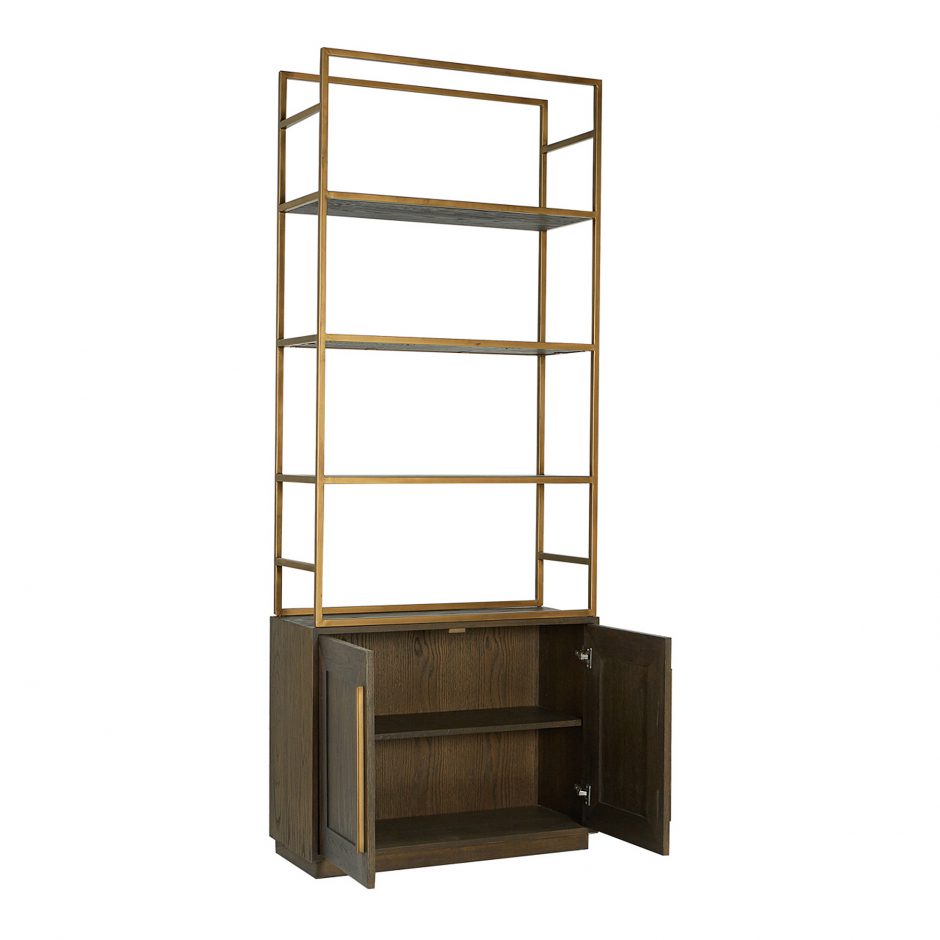 Elliot Bookshelf by Moe's Home at Eve Furniture