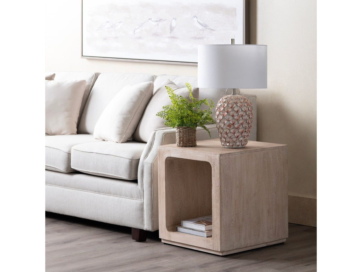 Ellis Blush/Cream Table Lamp by Crestview at Eve Furniture