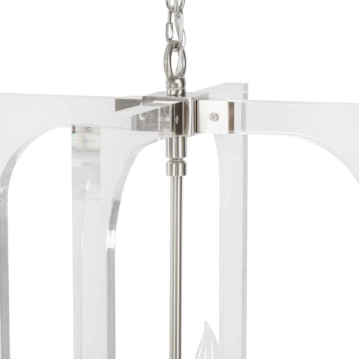 Ellison Clear/Nickel Chandelier by Classic Home at Eve Furniture