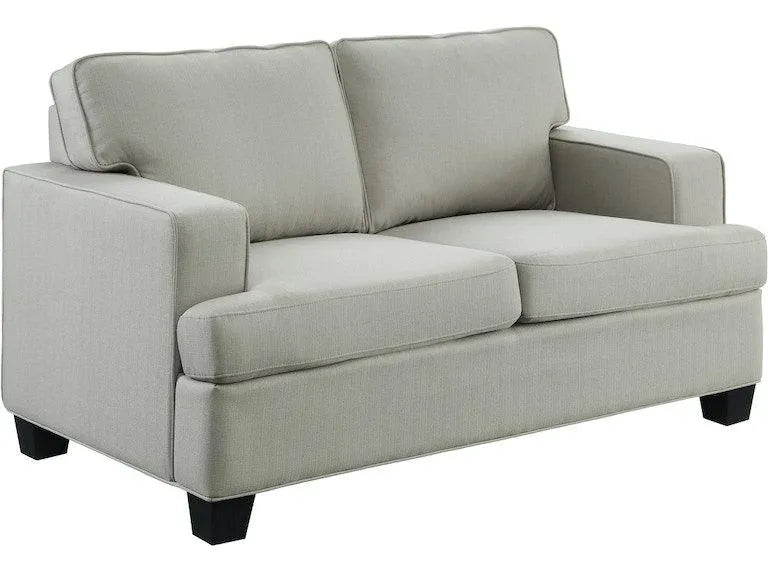 Elmont Khaki Loveseat by Homelegance at Eve Furniture