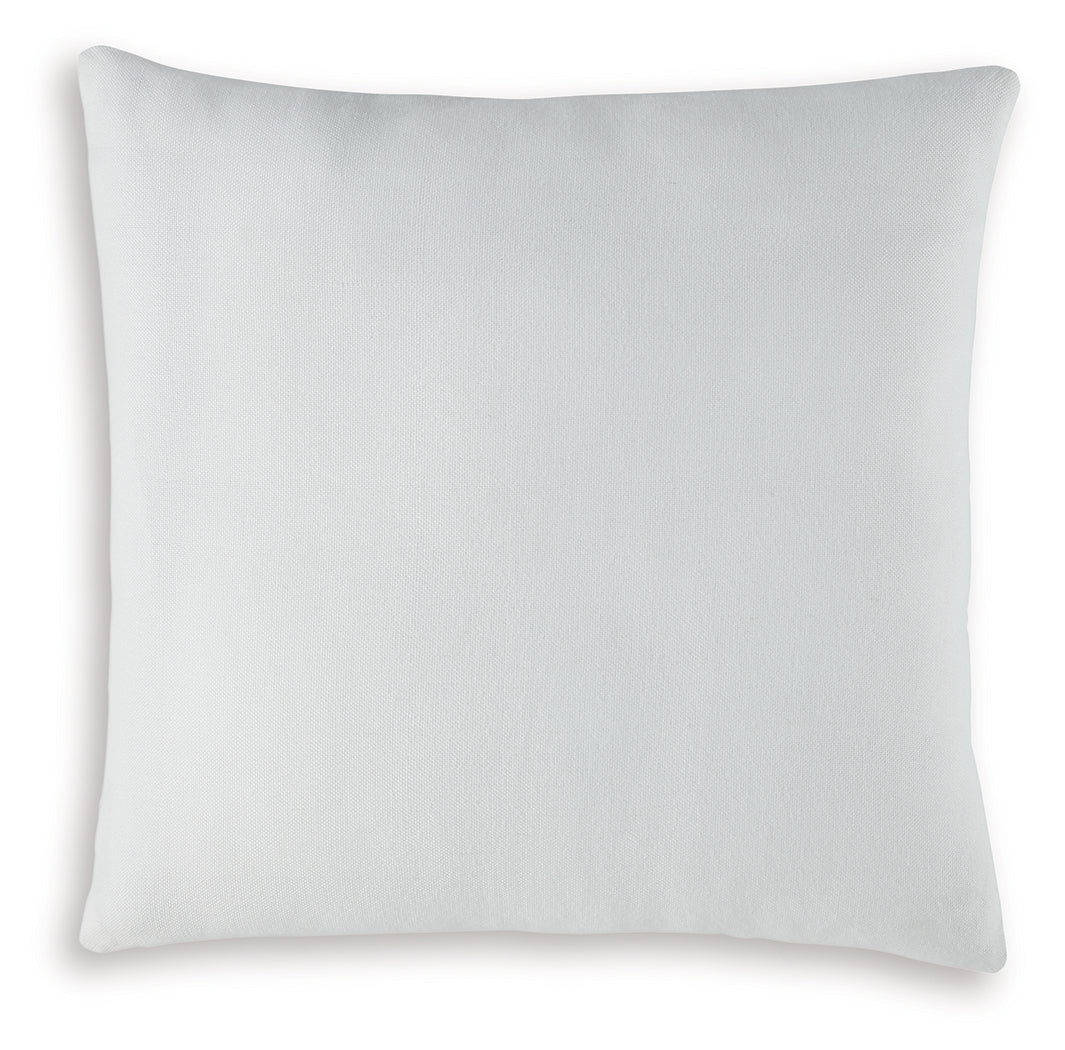 Elonwich Teal/White Pillow by ASHLEY FURNITURE at Eve Furniture