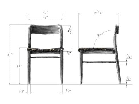 Elora Jet Dining Chair (Set of 2)