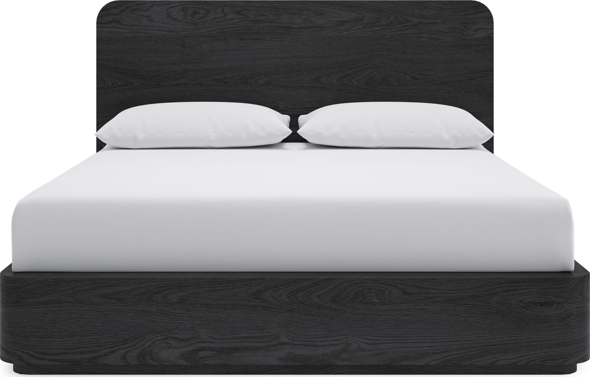 Elora Jet King Ash Wood Platform Bed by Modus Furniture at Eve Furniture