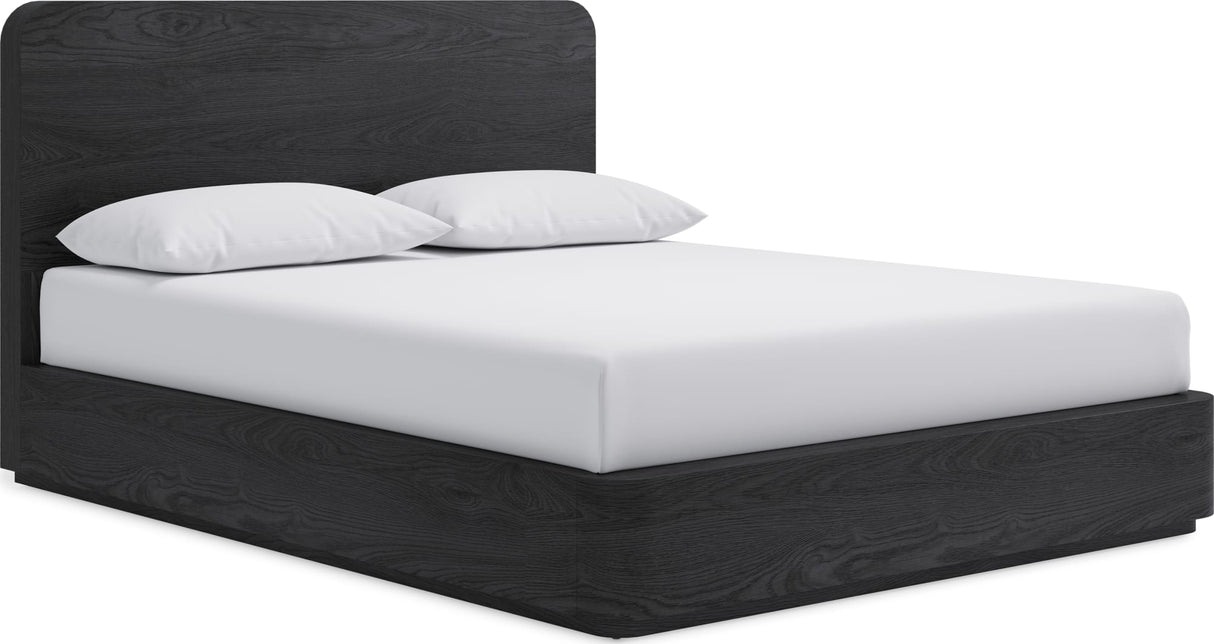 Elora Jet King Ash Wood Platform Bed by Modus Furniture at Eve Furniture