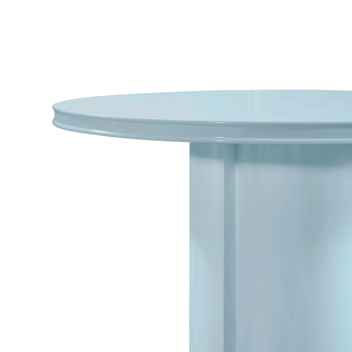 Elora Lacquer 47" Round Dining Table by TOV Furniture at Eve Furniture