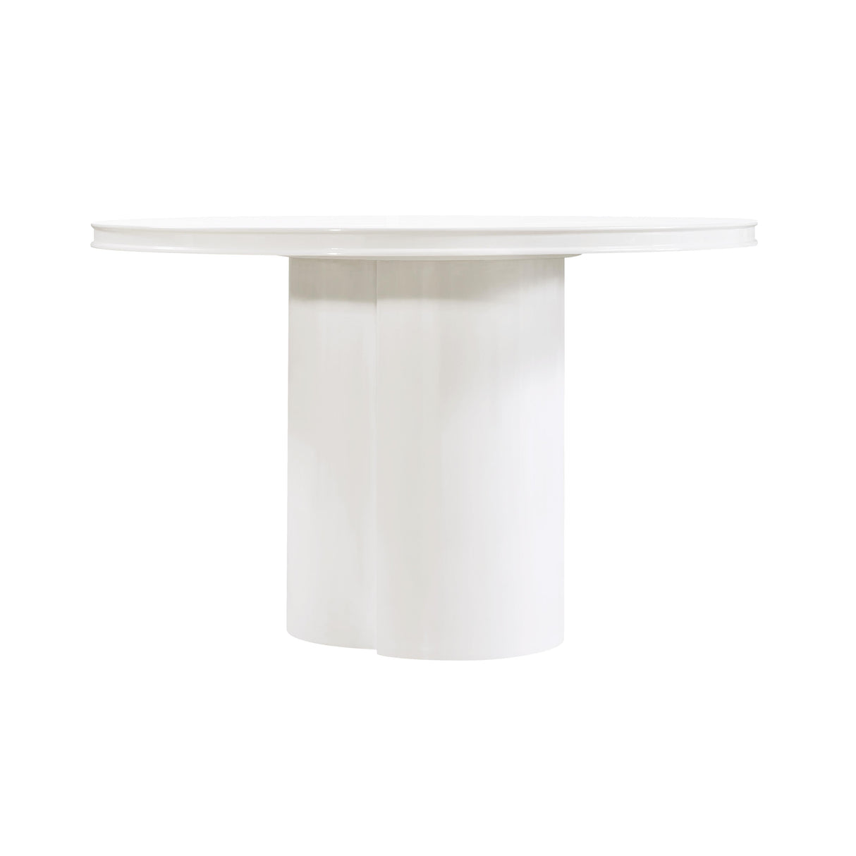 Elora Lacquer 47" Round Dining Table by TOV Furniture at Eve Furniture