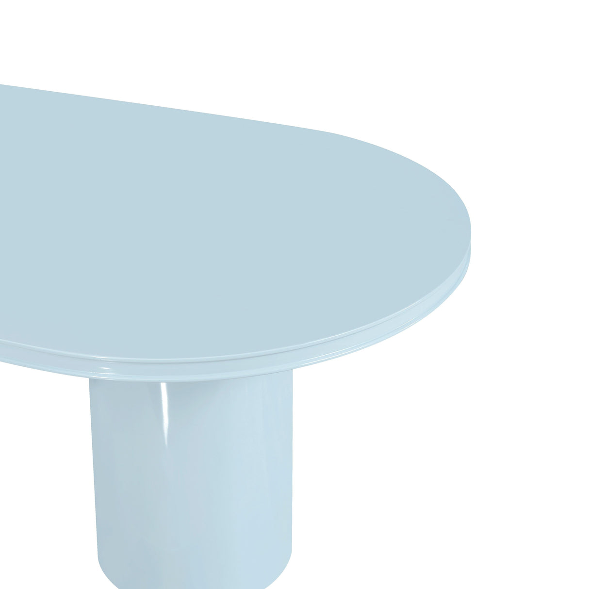 Elora Lacquer 79" Oval Dining Table by TOV Furniture at Eve Furniture