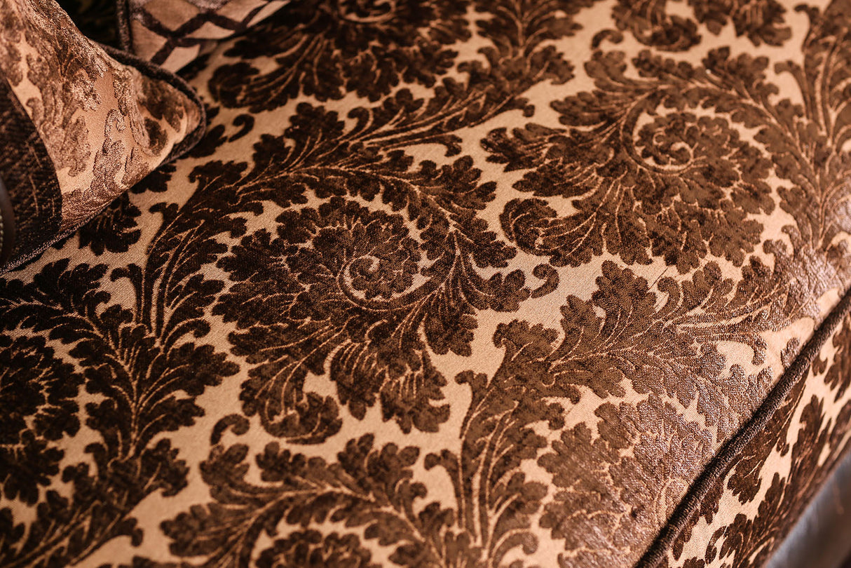 Elpis Brown/Espresso Sofa & Loveseat by Furniture of America at Eve Furniture