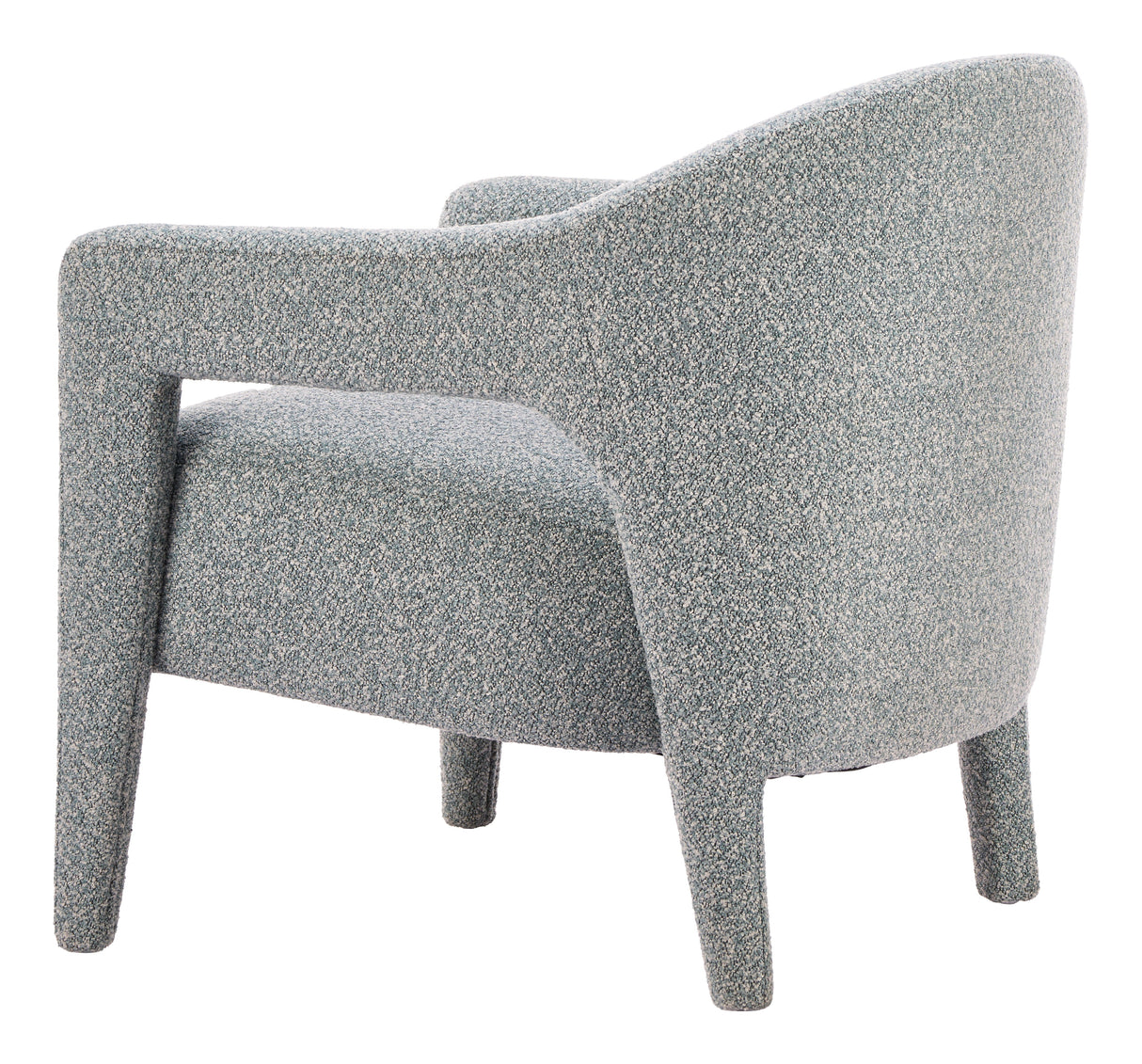 Eluma Dusty Teal Accent Chair by Zuomod at Eve Furniture