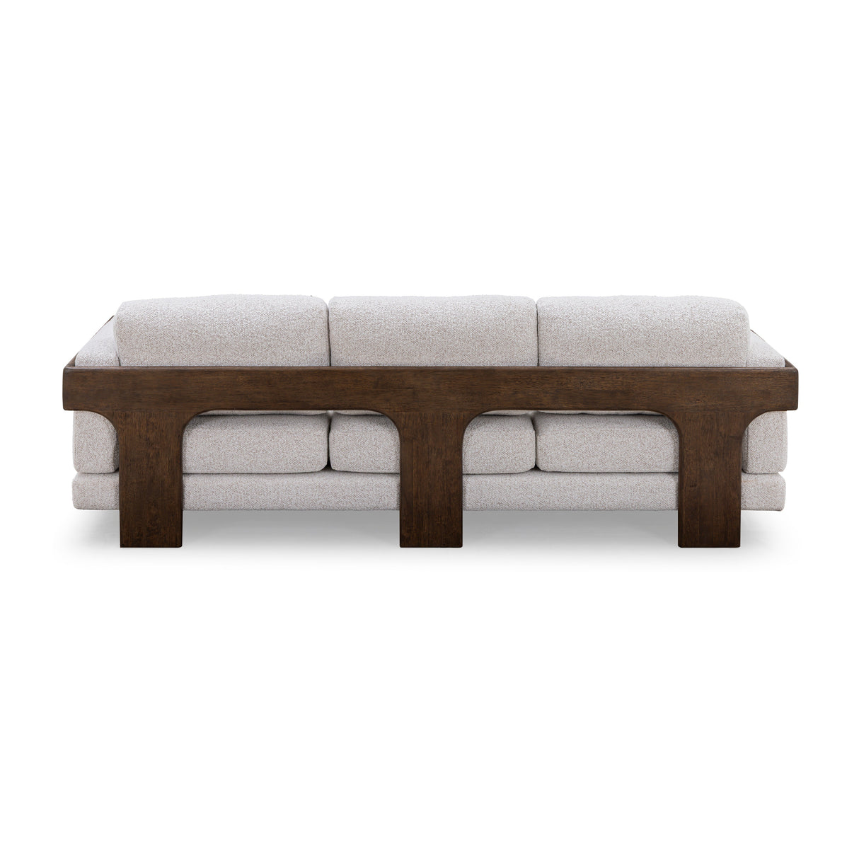 Elyn 91" Cream Contract-Grade Boucle Sofa by TOV Furniture at Eve Furniture