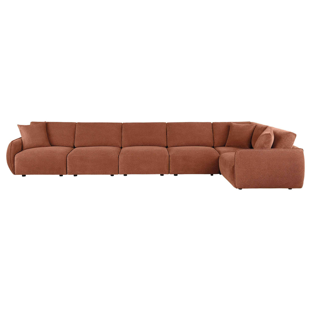 Elysia Coral 6-piece Chenille Upholstered Modular Sectional Sofa by Coaster at Eve Furniture