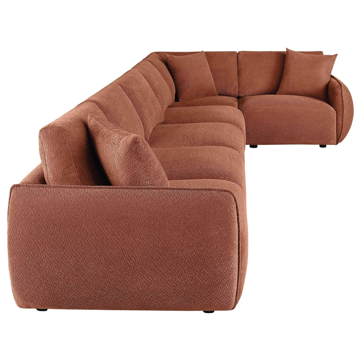 Elysia Coral 6-piece Chenille Upholstered Modular Sectional Sofa by Coaster at Eve Furniture