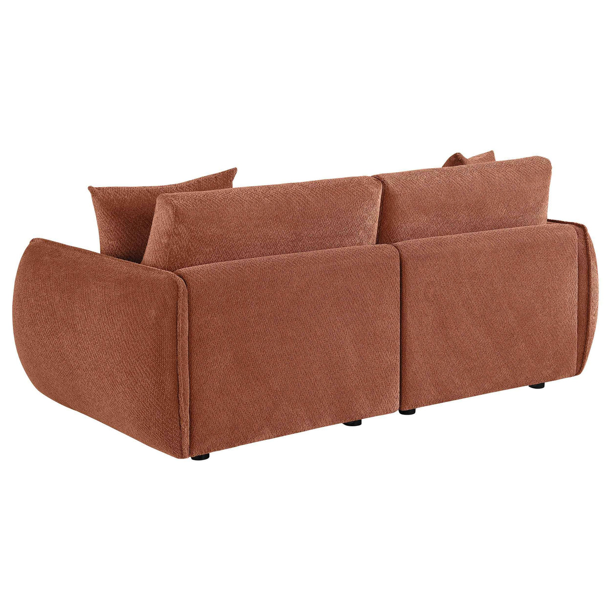 Elysia Coral Chenille Upholstered Modular Lounge Loveseat by Coaster at Eve Furniture