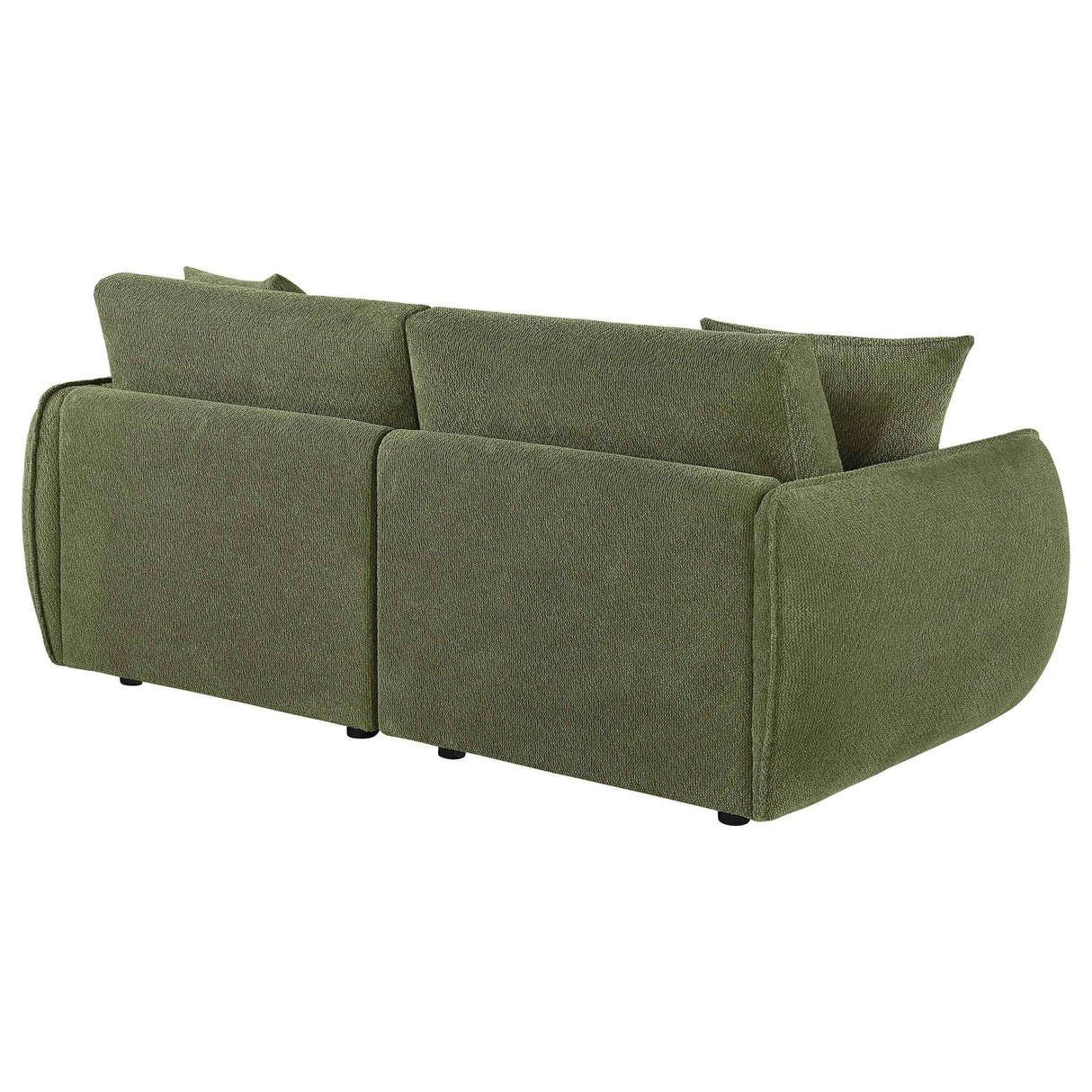 Elysia Green Chenille Upholstered Modular Lounge Loveseat by Coaster at Eve Furniture