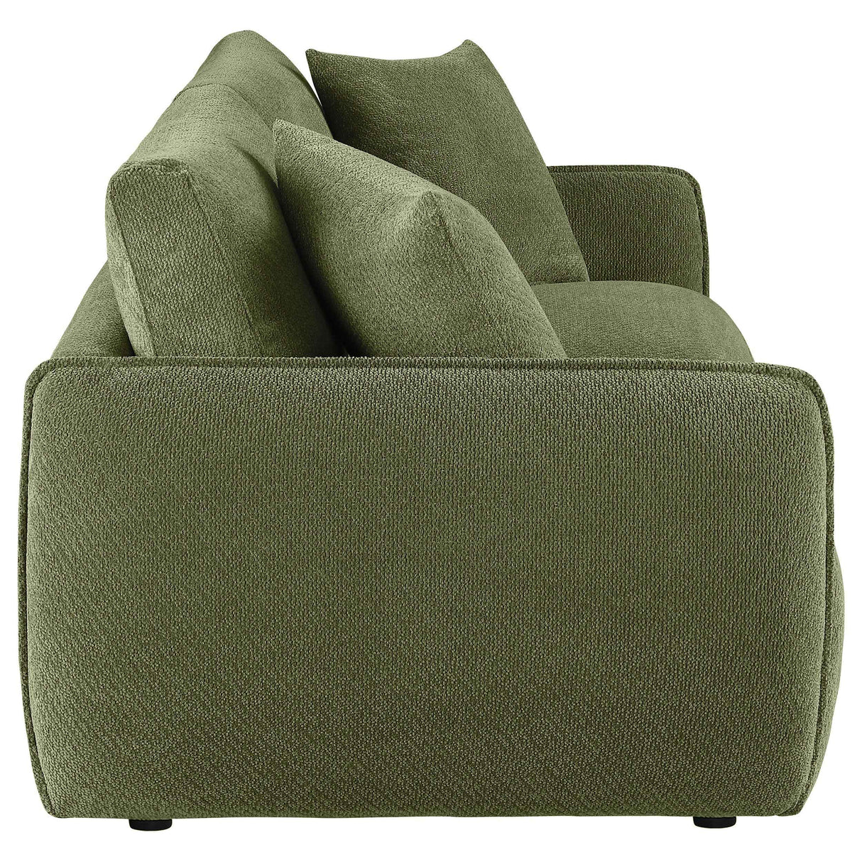 Elysia Green Chenille Upholstered Modular Lounge Loveseat by Coaster at Eve Furniture