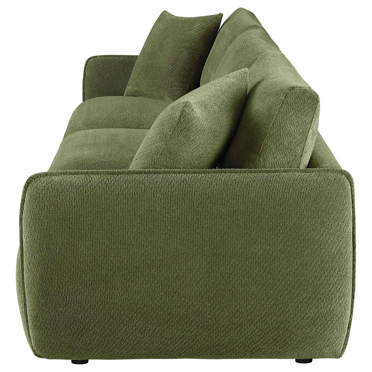 Elysia Green Chenille Upholstered Modular Lounge Sofa by Coaster at Eve Furniture