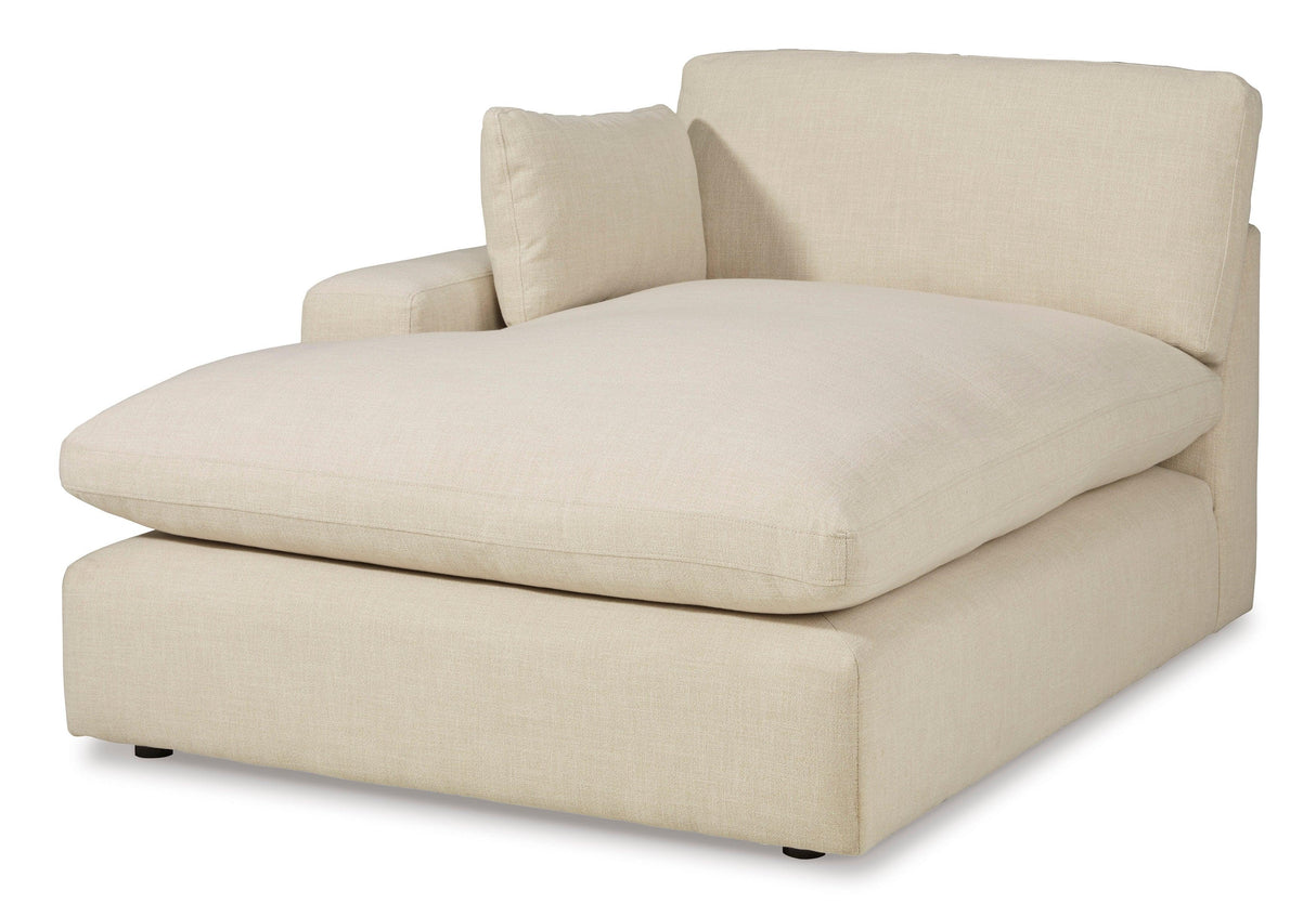 Elyza Linen 2-Piece Left Arm Facing Chaise Sectional by Ashley at Eve Furniture