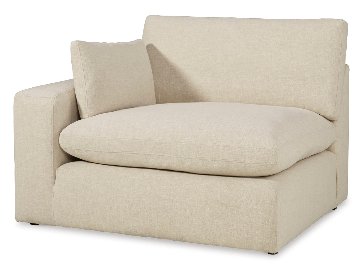 Elyza Linen 2-Piece Right Arm Facing Chaise Sectional by Ashley at Eve Furniture