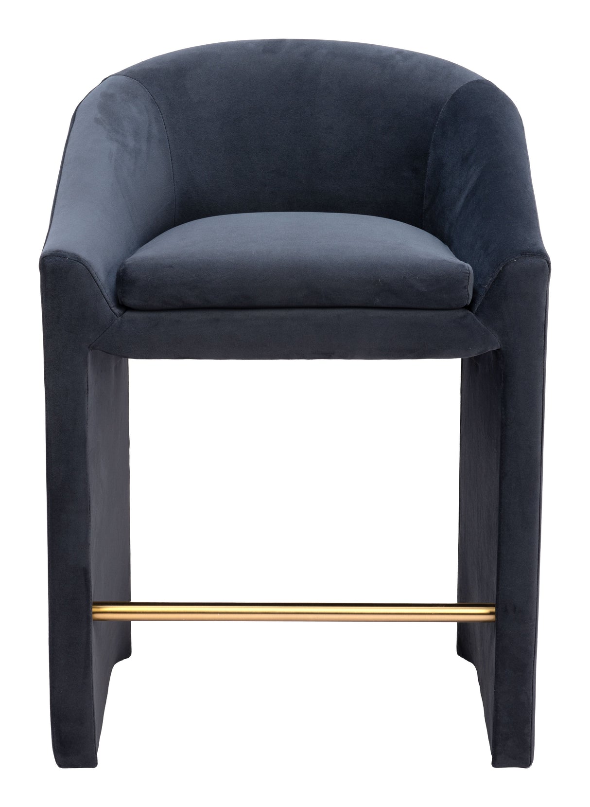 Emas Midnight Gray Counter Stool by Zuomod at Eve Furniture