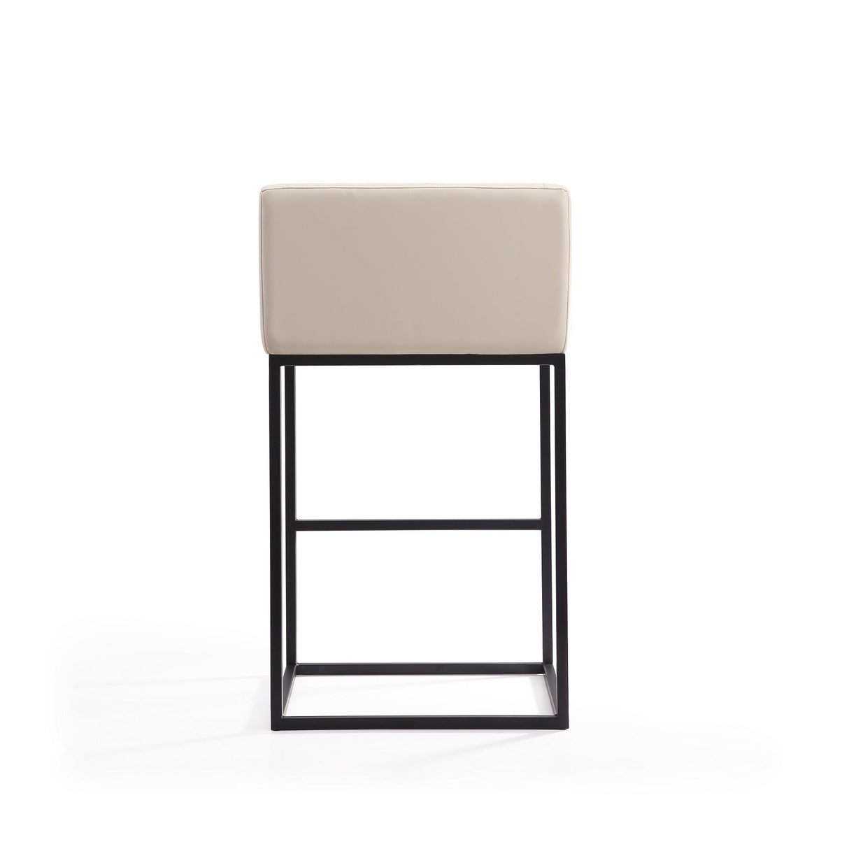 Embassy Barstool in Cream and Black (set of 3) by Manhattan Comfort at Eve Furniture