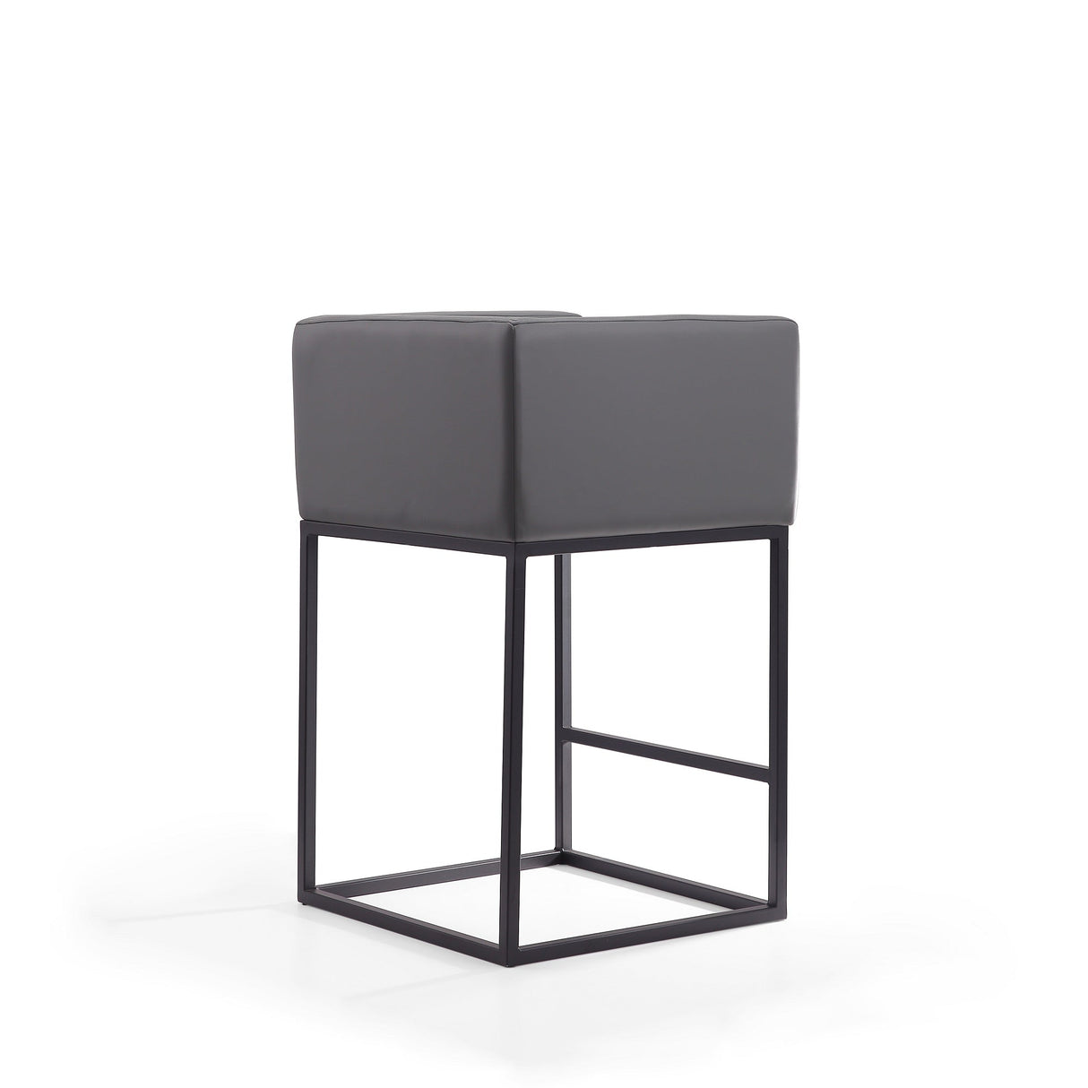 Embassy Counter Stool in Grey and Black (set of 3) by Manhattan Comfort at Eve Furniture