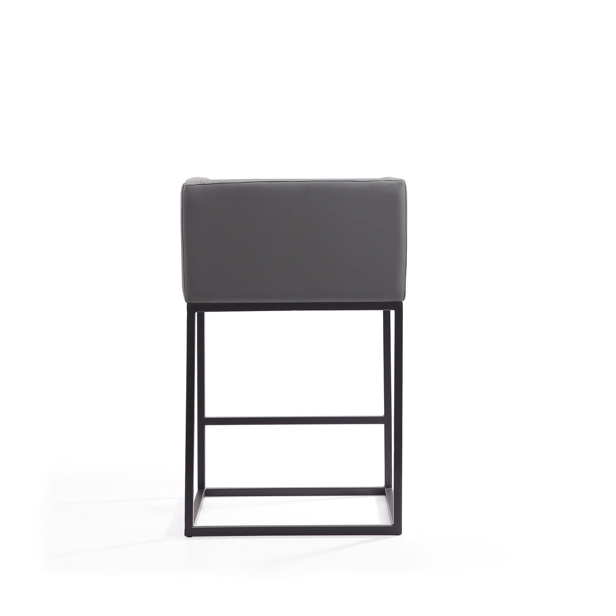 Embassy Counter Stool in Grey and Black (set of 3) by Manhattan Comfort at Eve Furniture