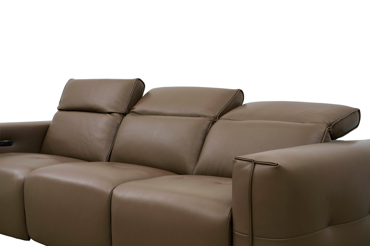 Ember Brown Power Reclining Sofa and Loveseat by New Era Innovations at Eve Furniture