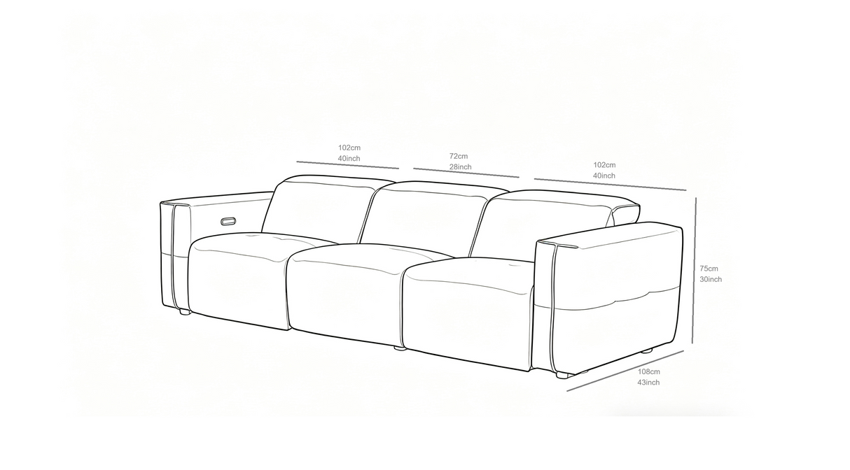 Ember Brown Power Reclining Sofa and Loveseat by New Era Innovations at Eve Furniture