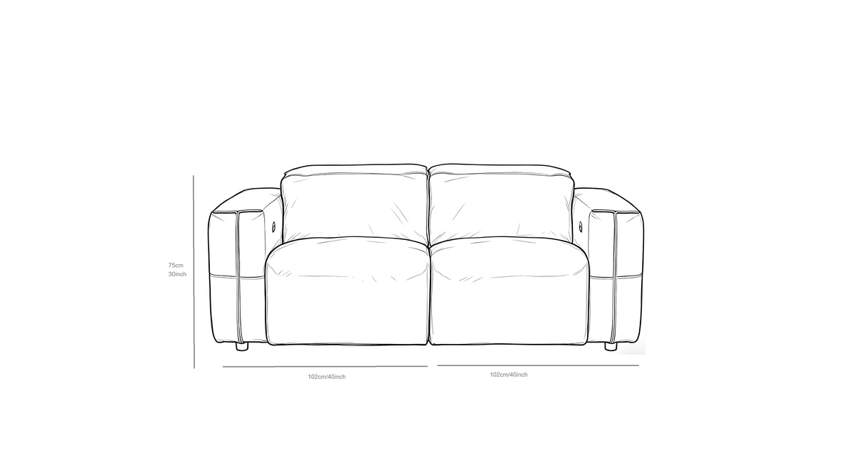 Ember Brown Power Reclining Sofa and Loveseat by New Era Innovations at Eve Furniture