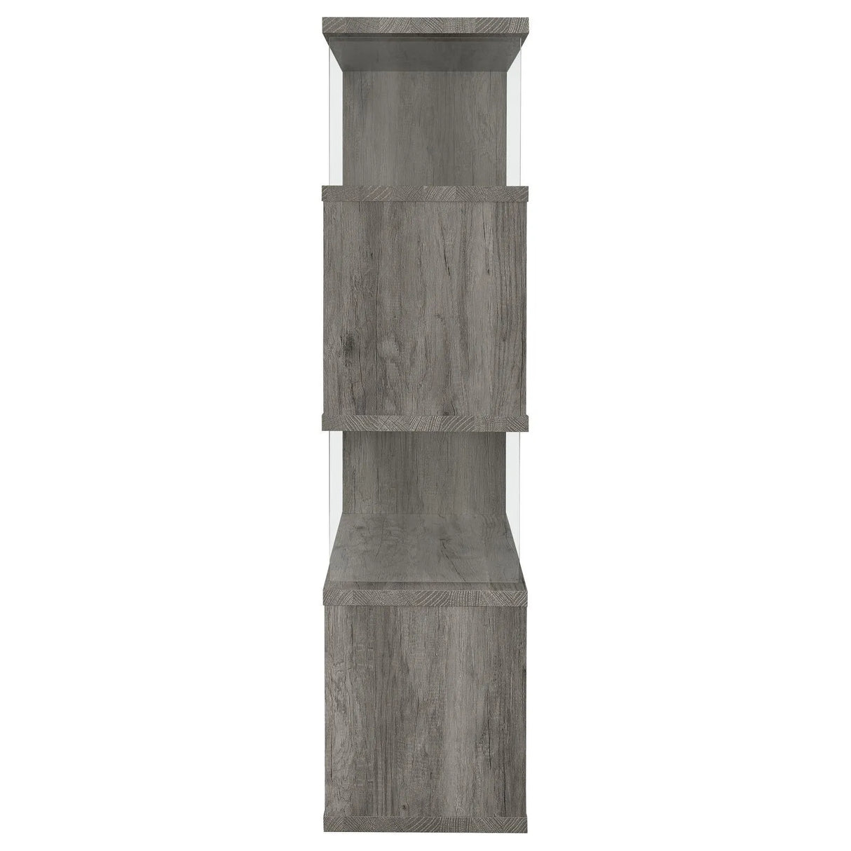 Emelle 4-Shelf Bookcase with Glass Panels by Coaster at Eve Furniture