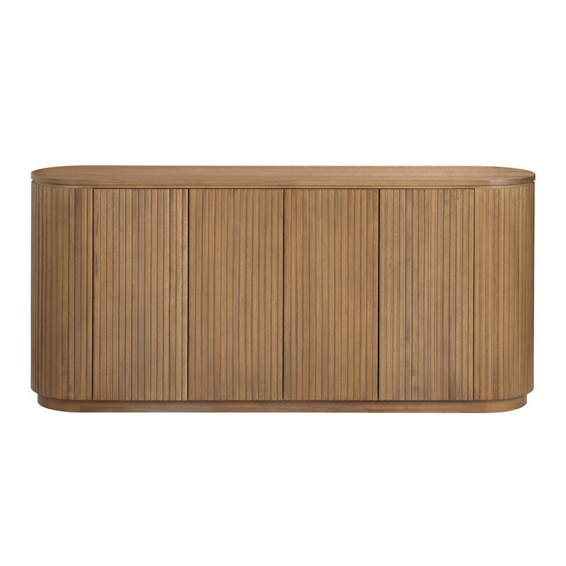 Emery Brown Four-Door Sideboard by Crestview at Eve Furniture