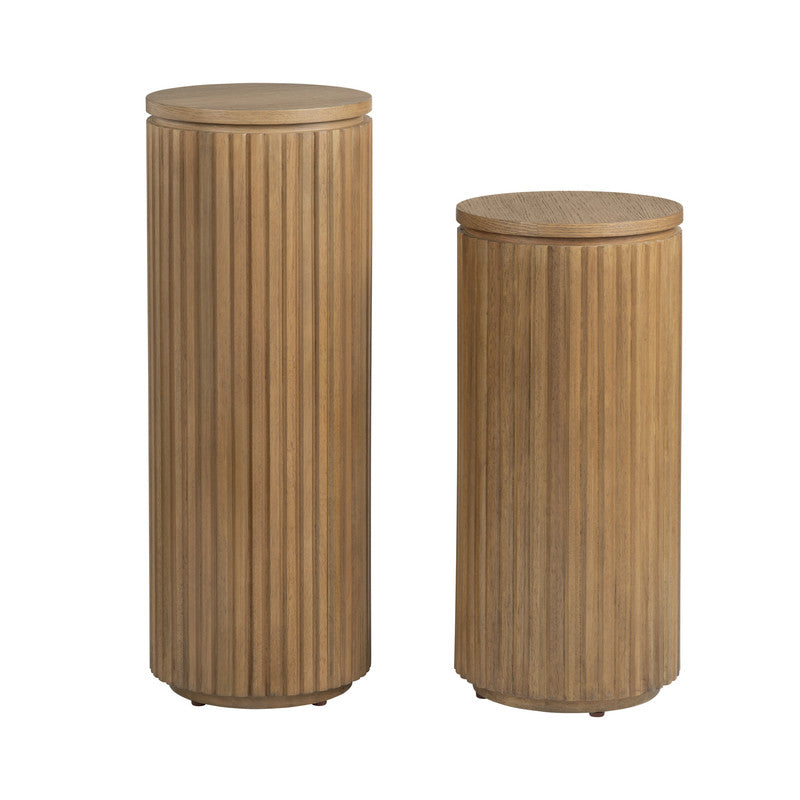 Emery Brown Plant Stands by Crestview at Eve Furniture