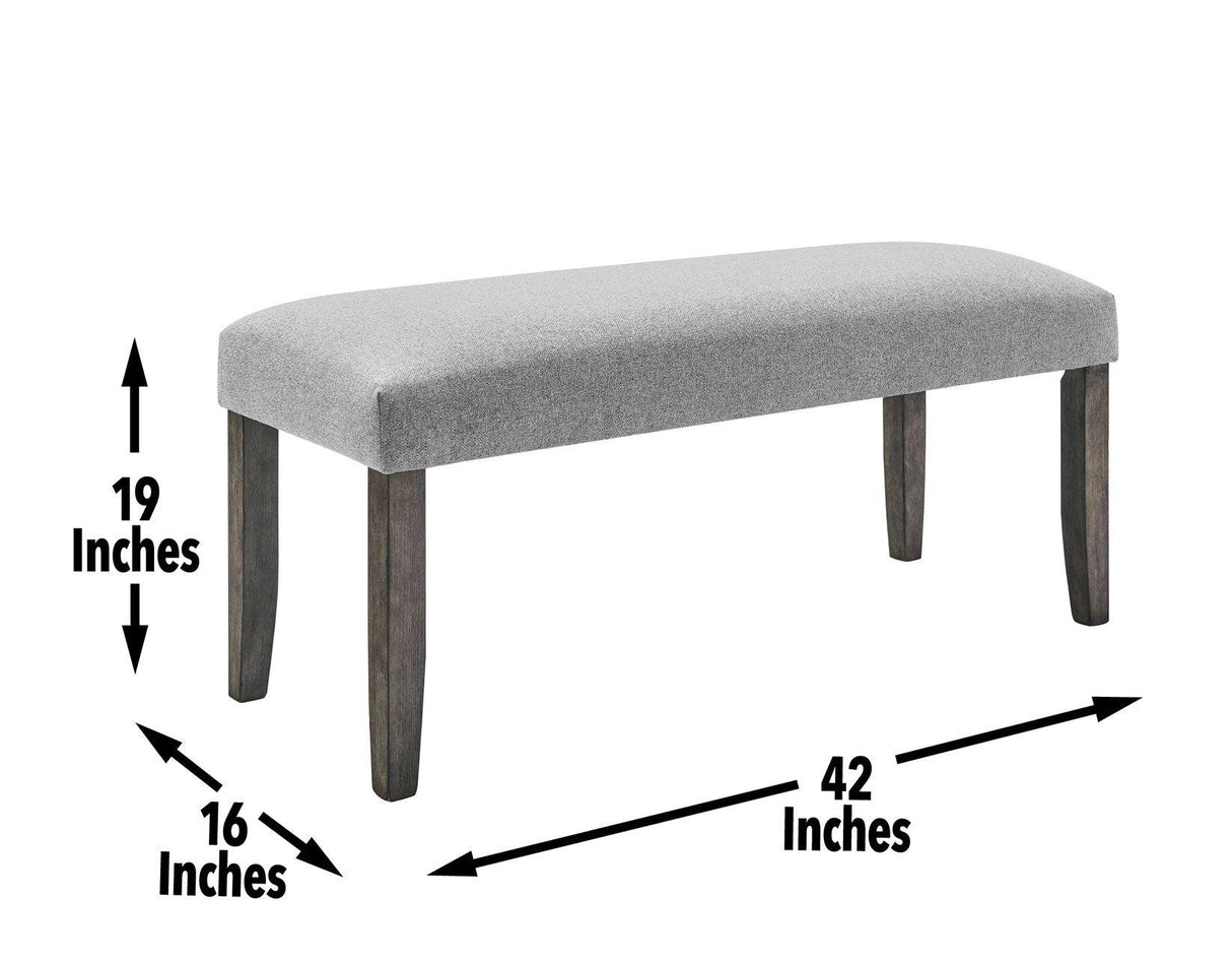 Emily Backless Bench by Steve Silver at Eve Furniture