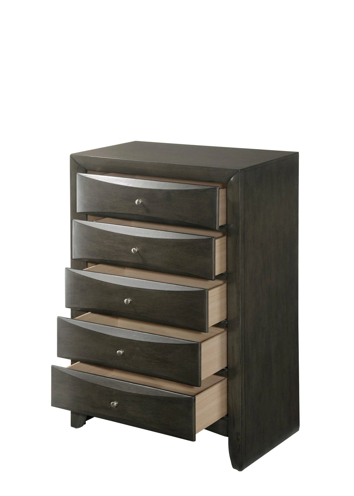 Emily Gray Storage Platform Bedroom Set by Crown Mark at Eve Furniture