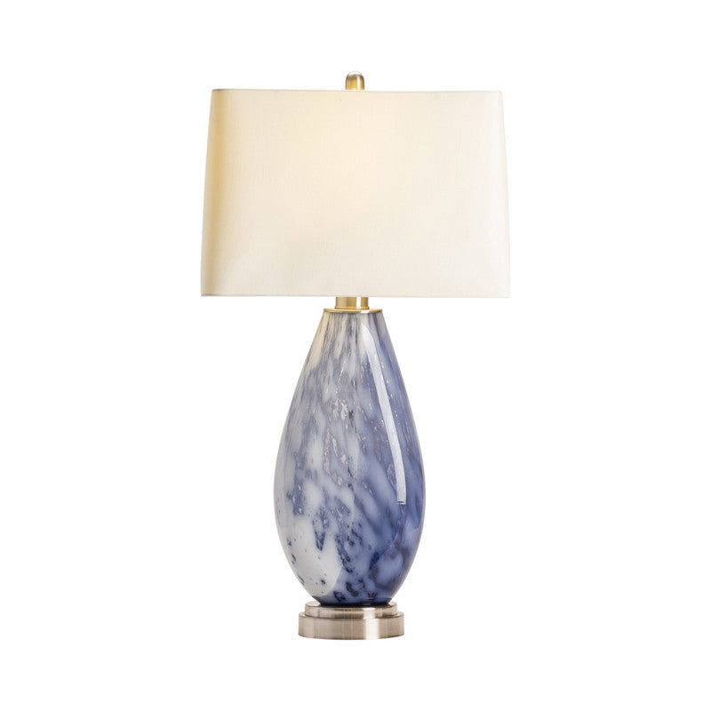 Emma Blue Table Lamp by Crestview at Eve Furniture