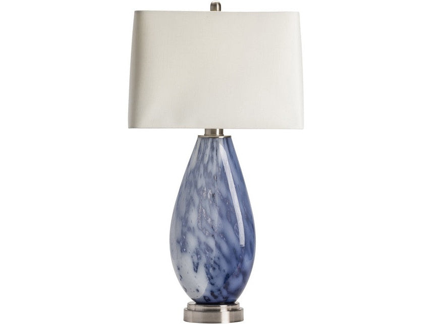 Emma Blue Table Lamp by Crestview at Eve Furniture