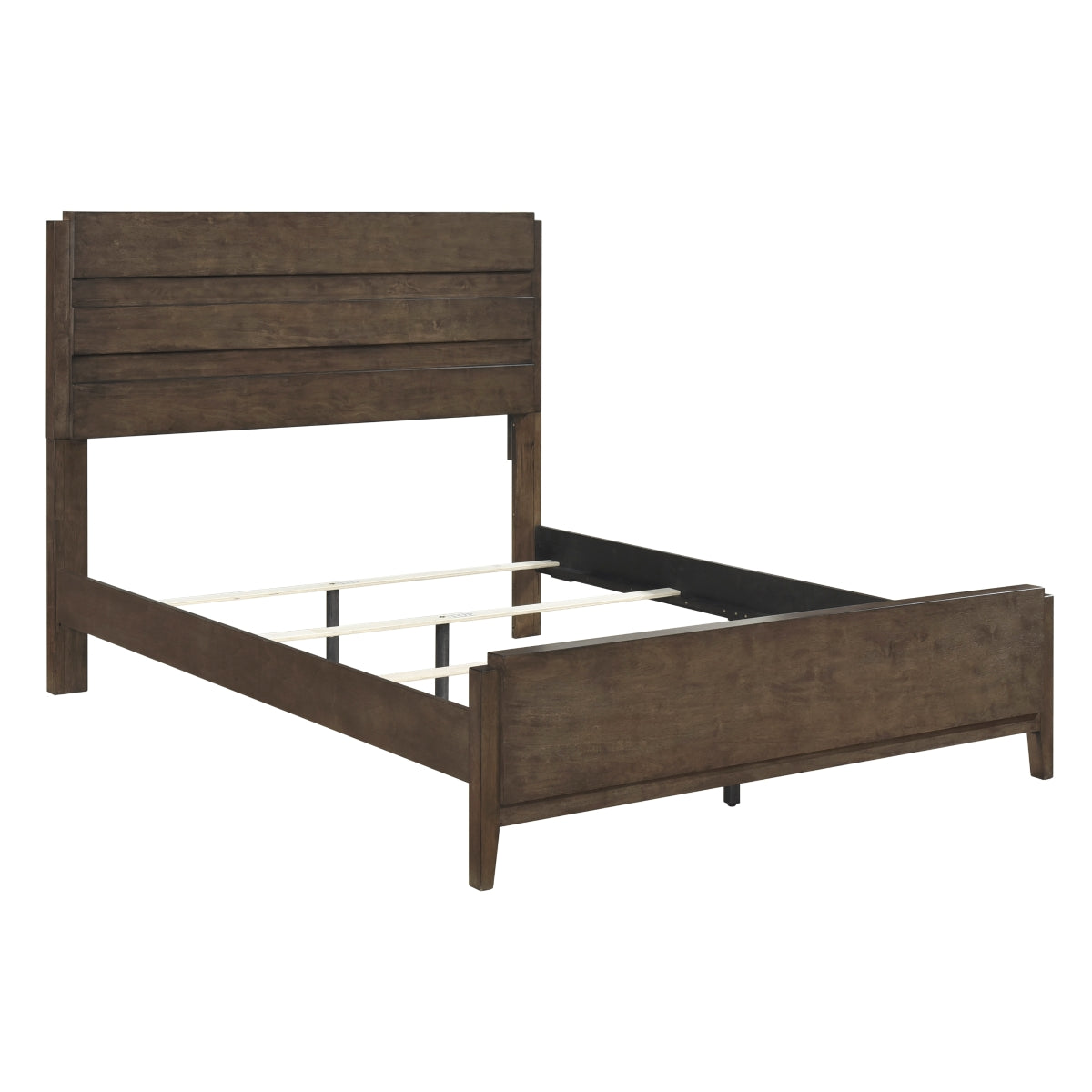 Emmett Dark Walnut King Bed by Homelegance at Eve Furniture