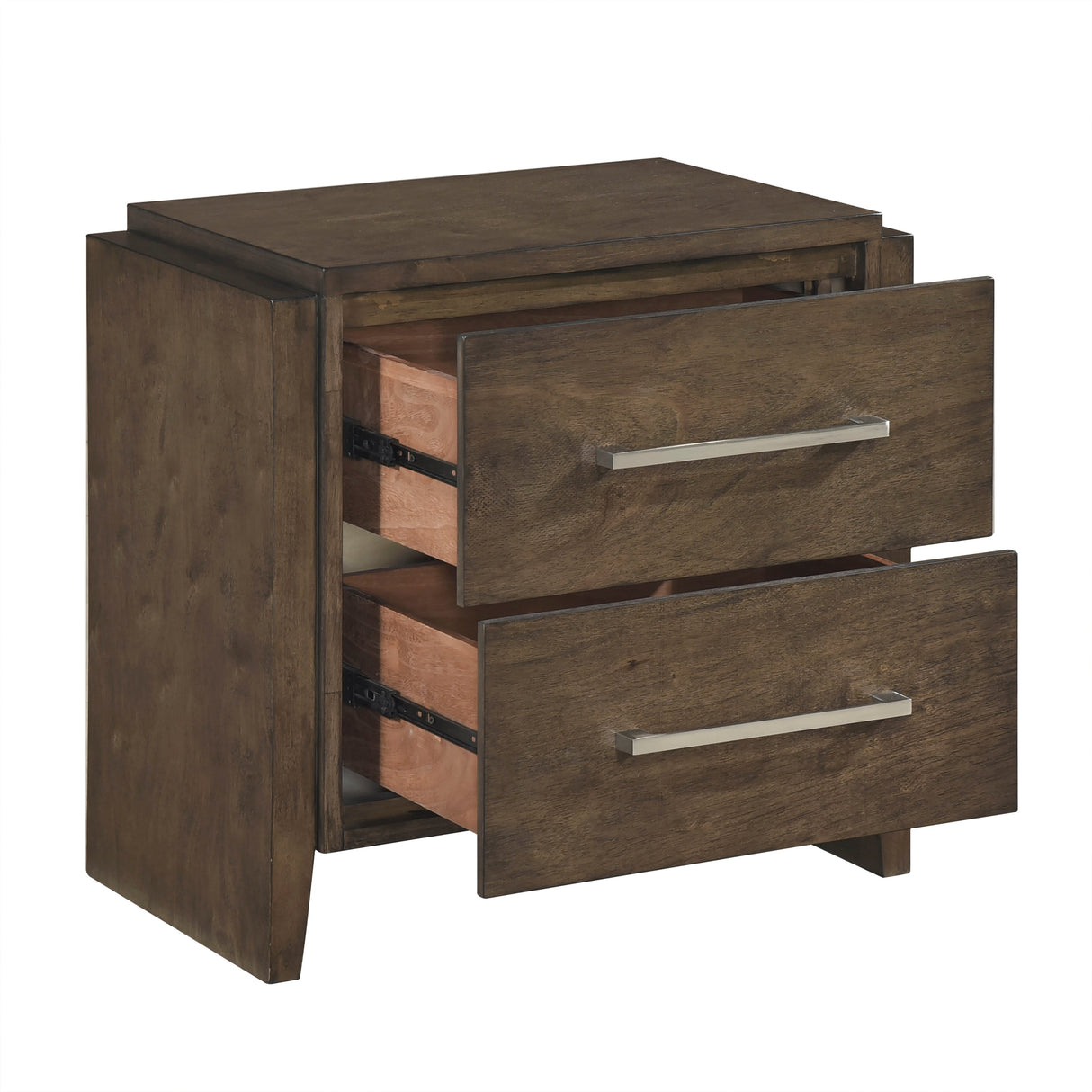 Emmett Dark Walnut Nightstand by Homelegance at Eve Furniture