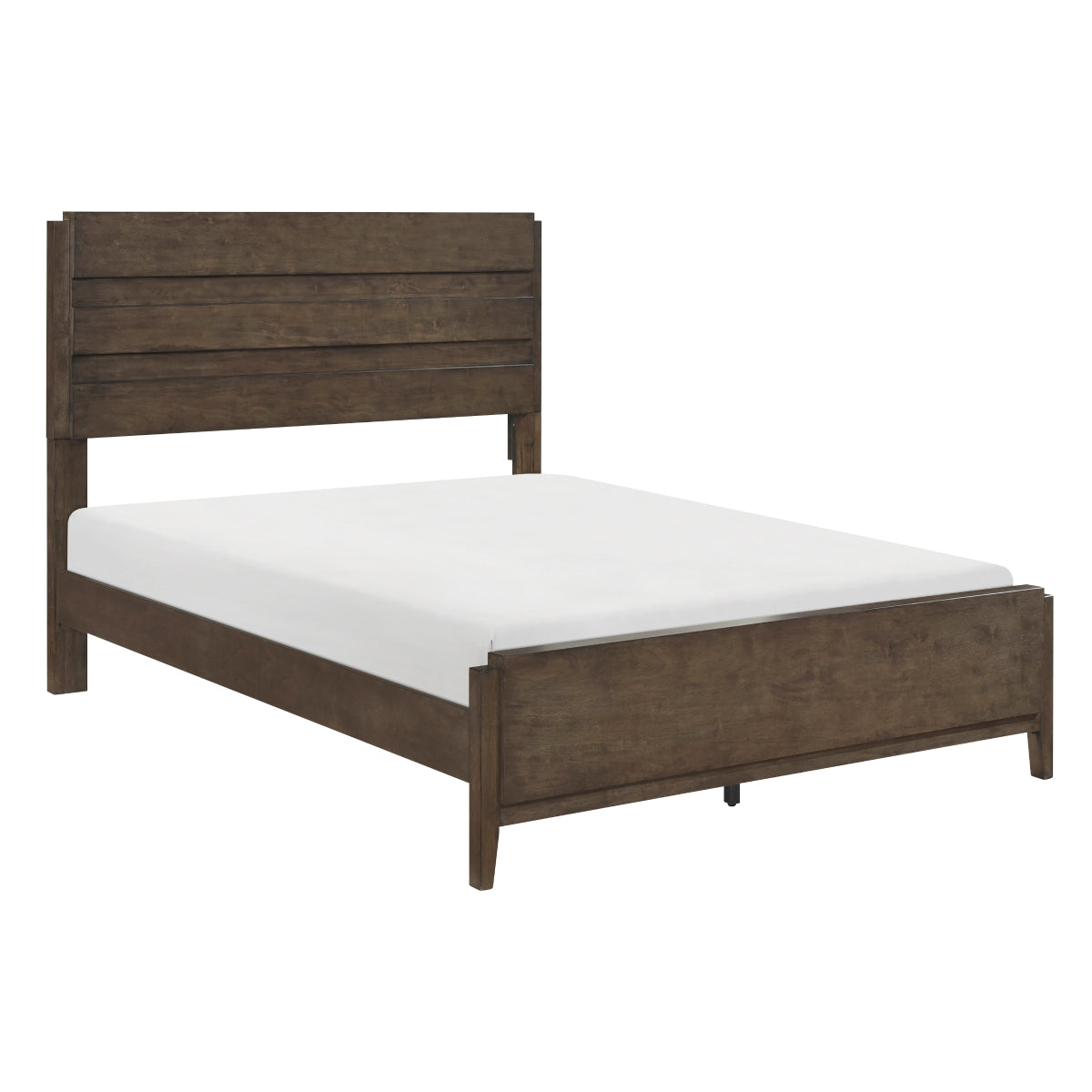 Emmett Dark Walnut Queen Bed by Homelegance at Eve Furniture