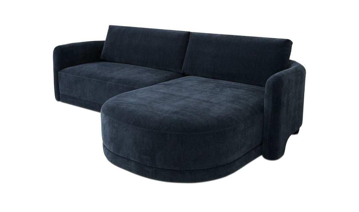 Emmy Sectional Dark Blue by Moe's Home at Eve Furniture