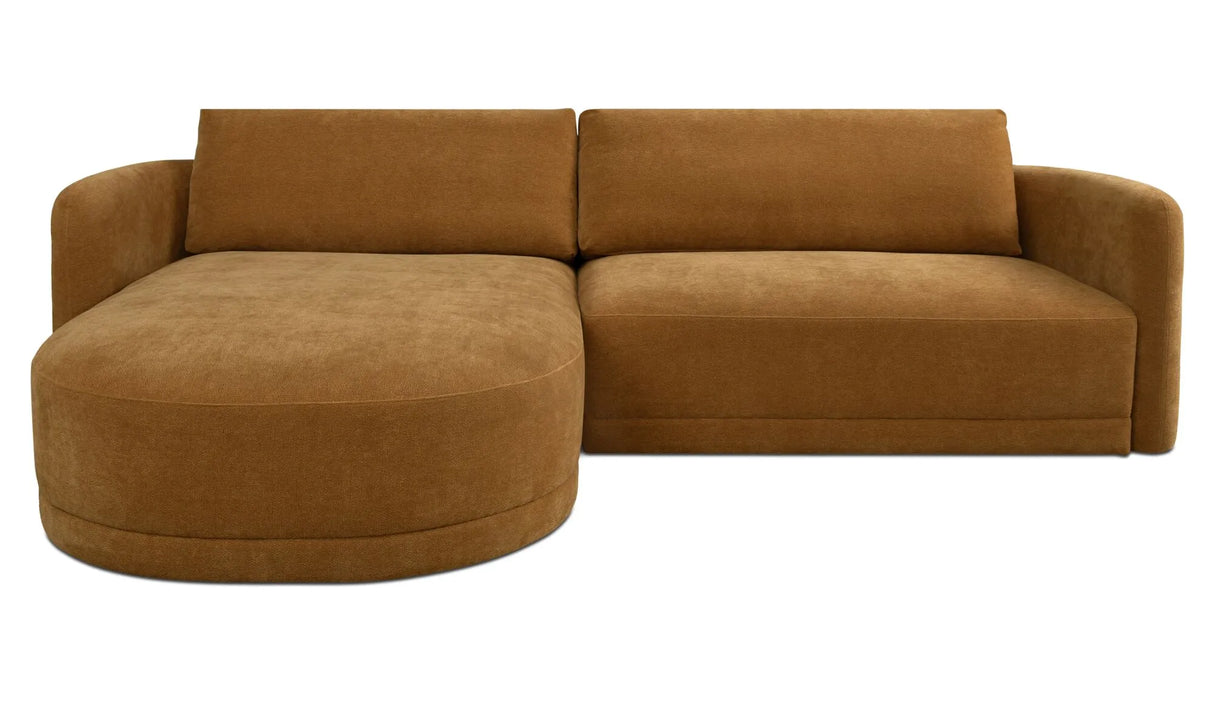 Emmy Sectional Ginger by Moe's Home at Eve Furniture