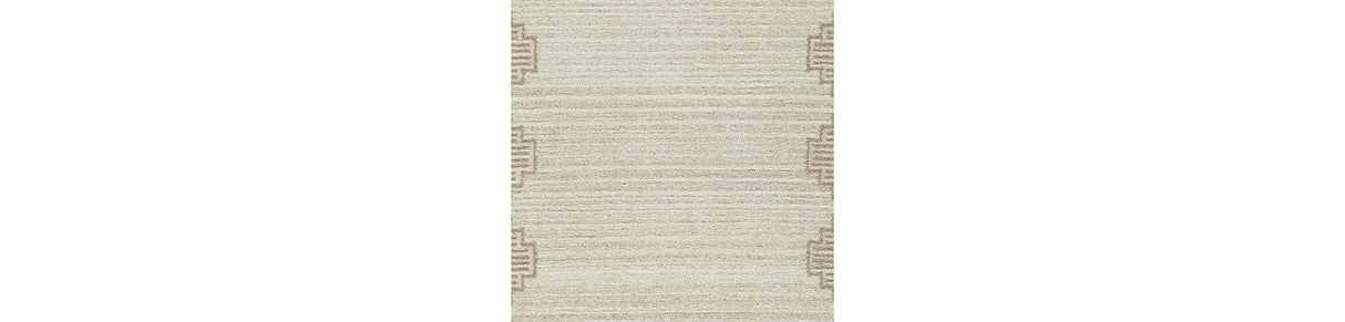 Emorymore Brown/Beige Medium Rug by Ashley at Eve Furniture