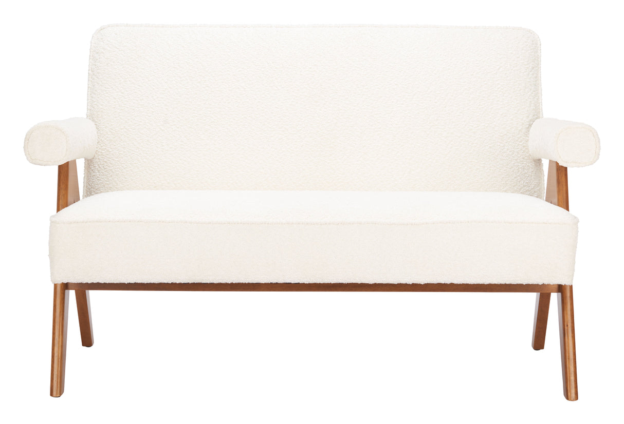 Encanto Ivory Loveseat by Zuomod at Eve Furniture